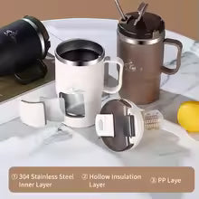 Worthbuy Double wall coffee mug